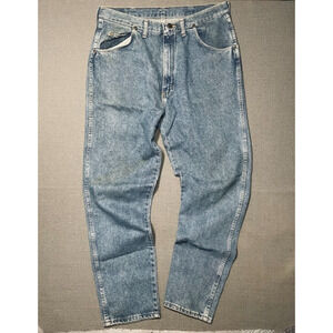 Vintage Wranglers 97601RS Relaxed Fit Straight Leg USA Made 36x32 (Actual 34x31)